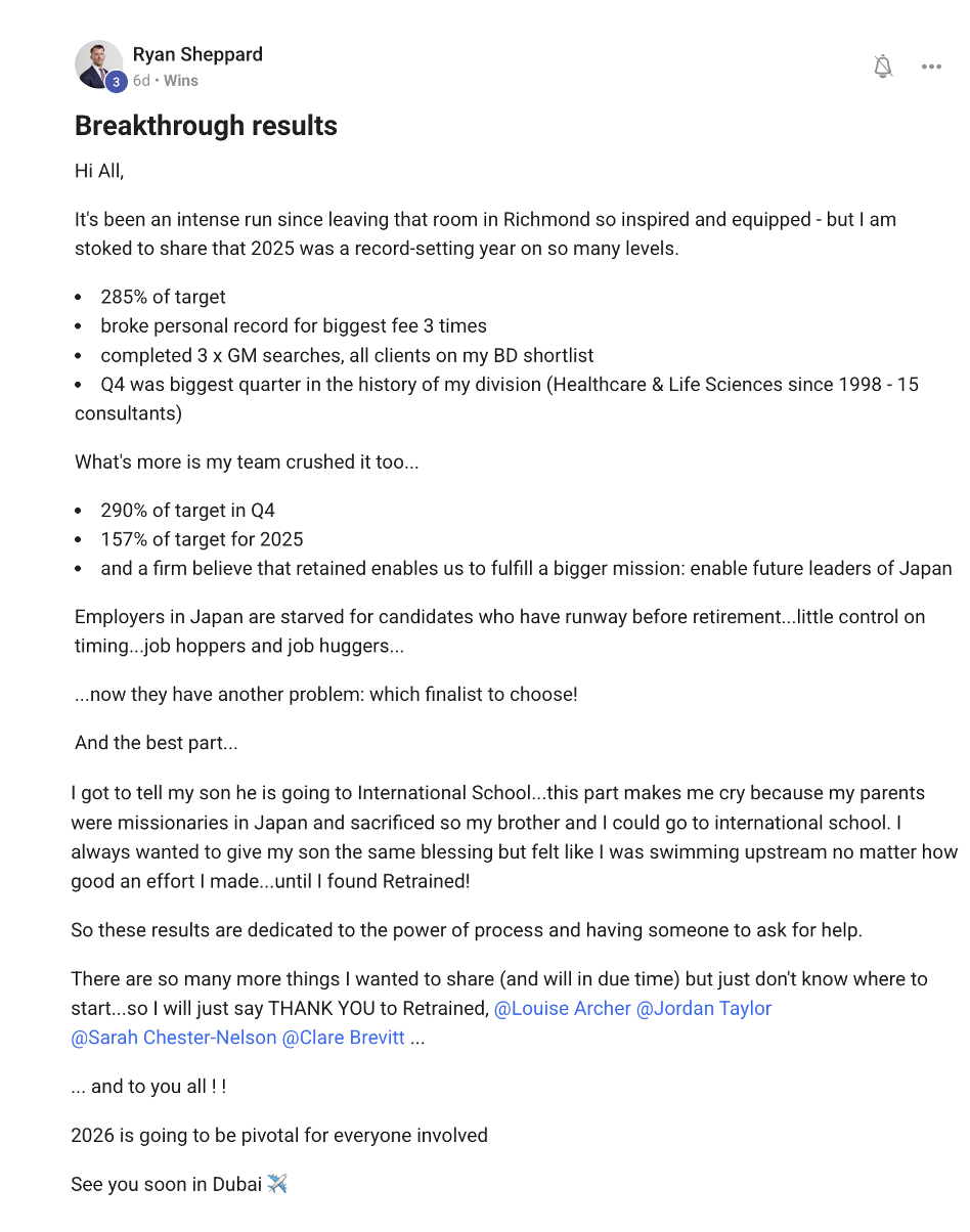 Ryan Sheppard — 285% of target